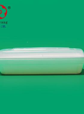 梅洋美式一次便带性餐盒F1000外塑料透明NNH卖打包盒密封当饭盒盖