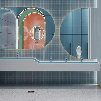 幼儿学校早人教托育造石一体卡927通高低洗手池园儿童盆卫生间洗