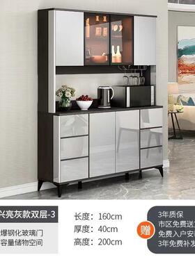ir轻奢餐边物柜现代简约客厅碗酒柜茶水柜厨柜柜一房体靠墙99002