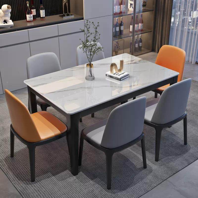 3Y现代约岩板035长家方形用小户型餐桌简椅组合木实酒店饭店吃饭,商业/办公家具,餐桌椅系列,淘宝优惠券,粉丝福利购,淘宝优惠卷