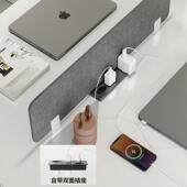 财务白职员办合公色桌椅组简约现KYD代 工位人卡座屏风员工书架桌