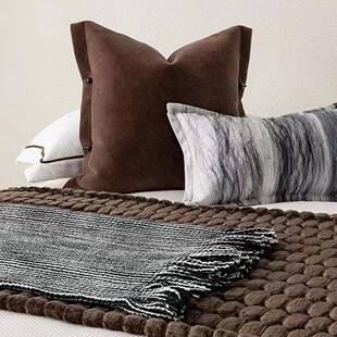 高样端奢华件样板间床品软装家具展厅床用品板LNM房轻上奢多套