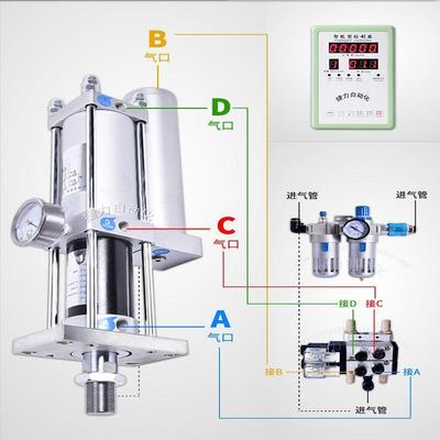 压气液增压压缸MTPT63/1T/3T/5T/63510T/15/20T气动气增缸