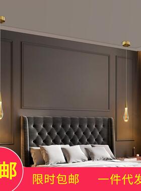 现代式简约意水具晶水创滴复楼卧室床头别墅餐厅螺DK1022旋楼梯灯