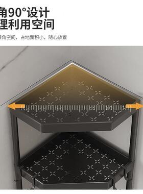 卫浴地生间落物架室三角架浴室TWP置角架免打孔洗浴用品收纳架新