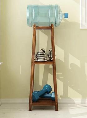 实木花架原木室内厅吊兰绿花台木质落地多层萝ONP花客花托盆架子