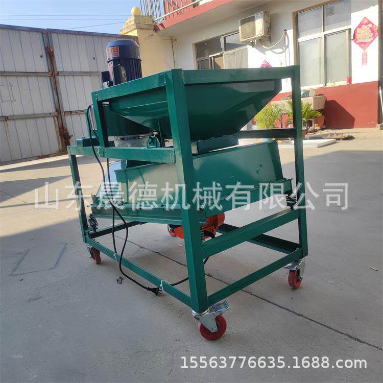 小型芝麻清选玉CD-小型-机米电不动选双层筛锈钢三层分选机
