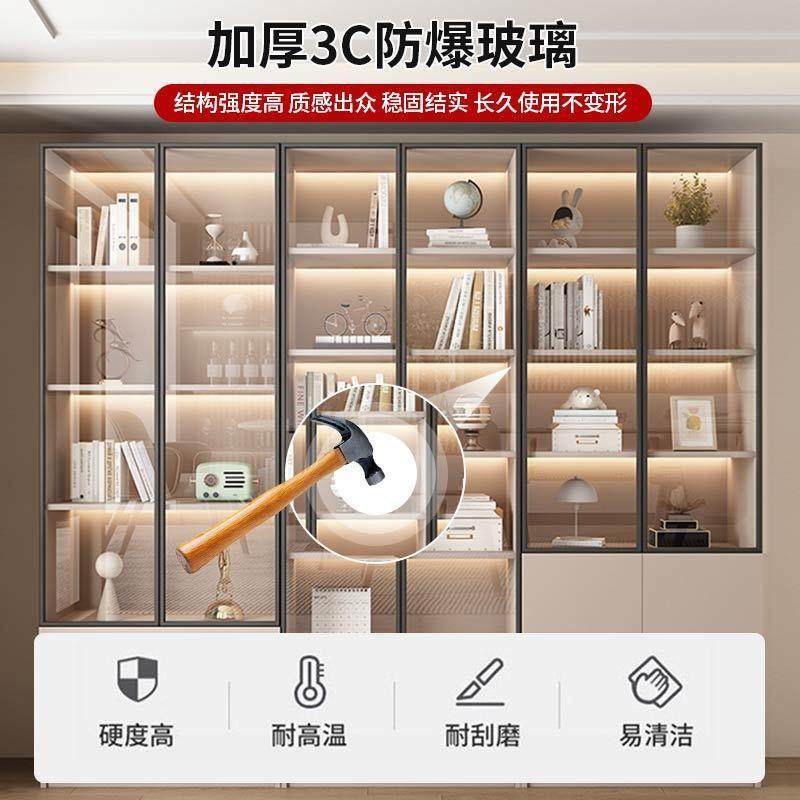 实木书柜带玻璃门家用展柜客厅IWG示奢储物柜收纳书柜整墙架置物,鲜花速递/花卉仿真/绿植园艺,其它园艺用品,淘宝优惠券,粉丝福利购,淘宝优惠卷