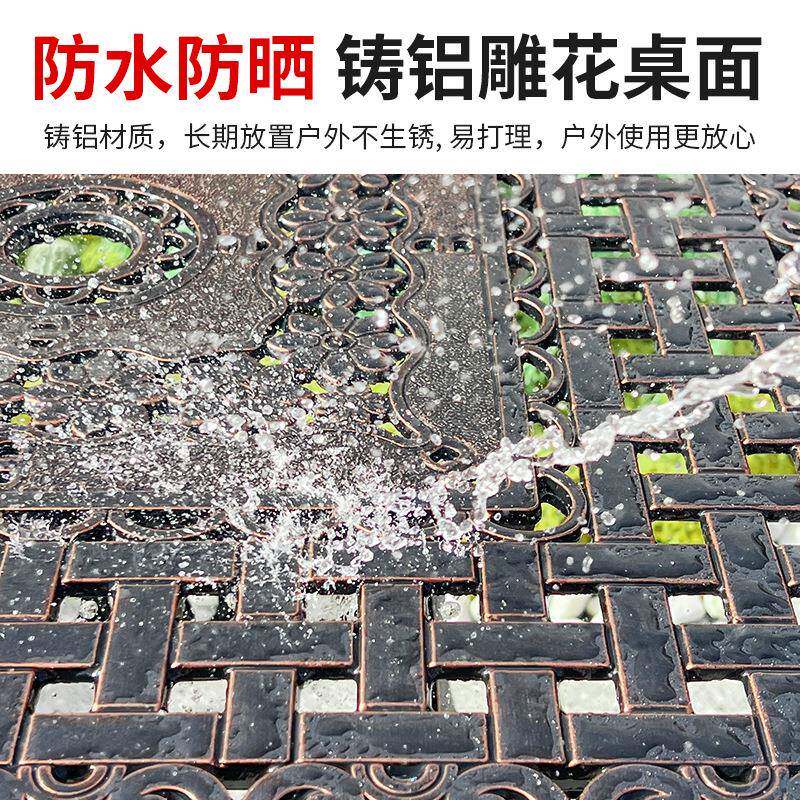 户外塑摆木桌椅兰花台配室外露天庭外院酒店民宿工配套休闲户餐桌