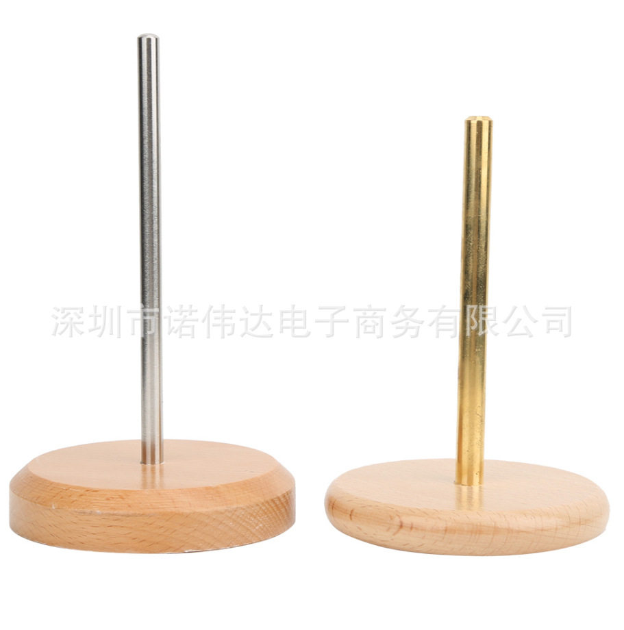 缝纫绕线器会转动的木制铜管