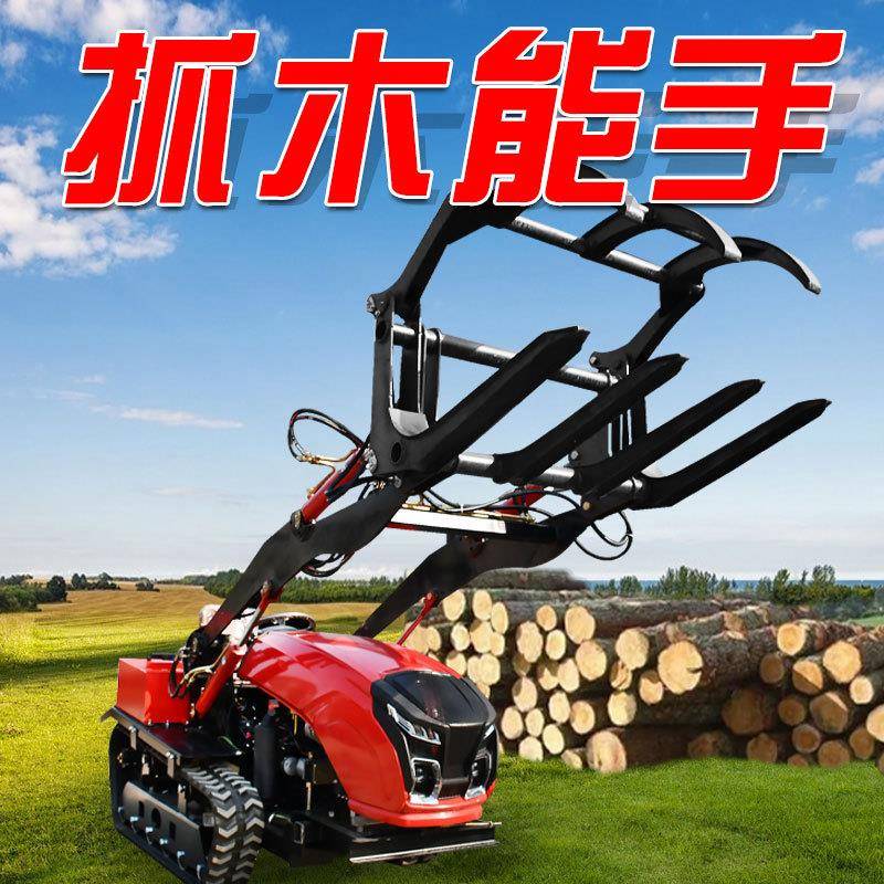 耕履带式旋耕机农用小型功微能大多棚果LCM园开沟施肥柴油地乘坐