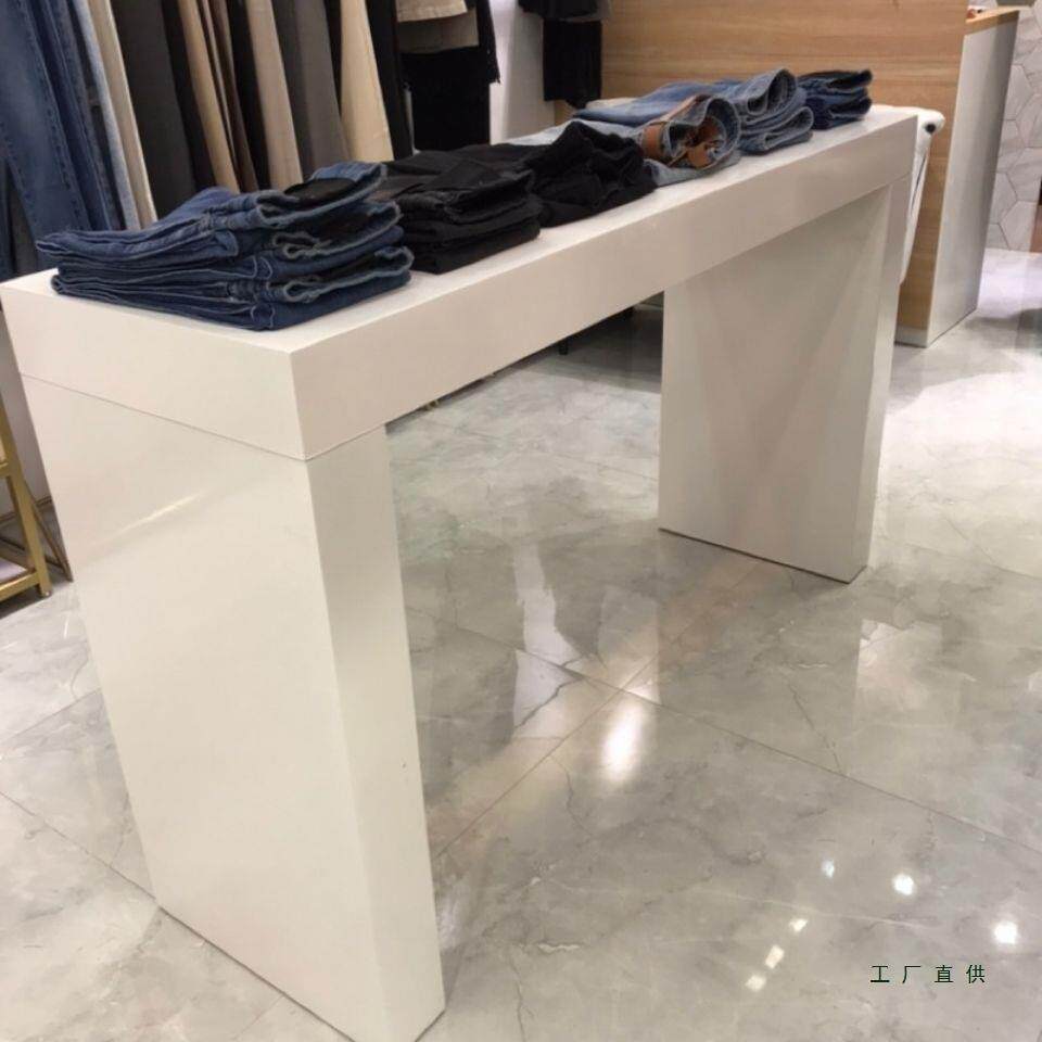 机体示验台服手装展店中岛展示桌长方形烤漆直播展台电UJR脑台定
