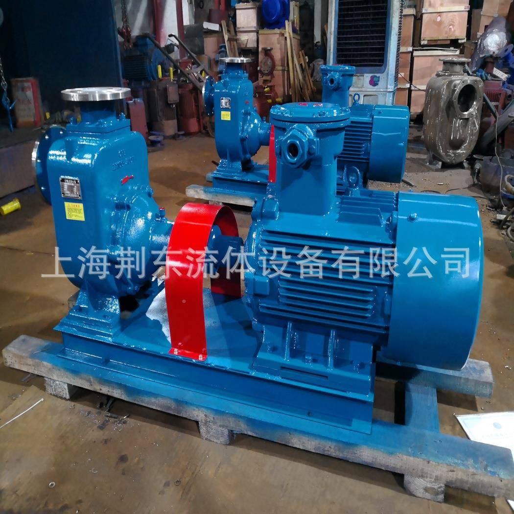 上海荆东自吸排泵污水提升泵铸污铁水泵ZW自吸泵W65污-KDMZ65-25