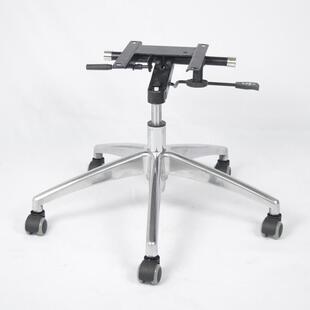 铝合金五爪底座老板转椅底座椅支架电脑休闲椅逍摇工作椅升降底座