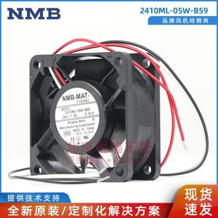 MAT美蓓亚24V0.13A60253线散热风机 B59NMB 2410ML 05W