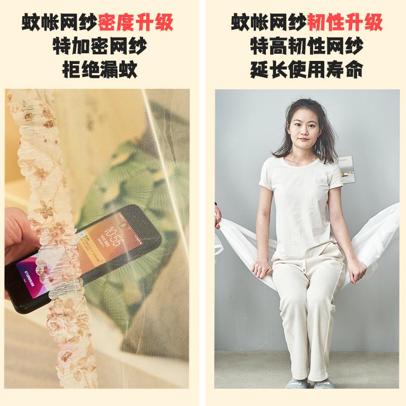 8宫落地蚊帐2023新廷款家用卧室高级2新-落地024支架杆加粗米加厚