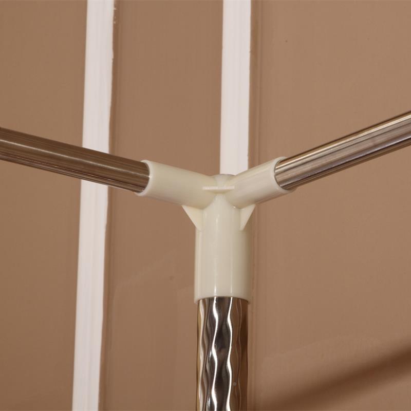 蚊粗帐三开门落地支架 加zj001加厚不锈架管 蚊帐钢杆子架子 床包