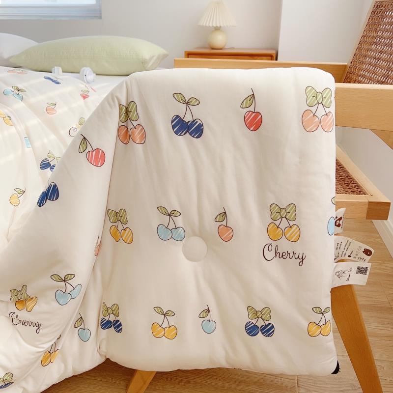 在耳边A类牛冬奶针织被HWX卡通儿童被被子秋冬芯加厚冬季保暖春秋