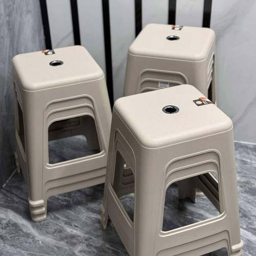 塑凳子家用加防滑成高款板人凳简约料客厚025厅餐桌椅子厚实熟胶