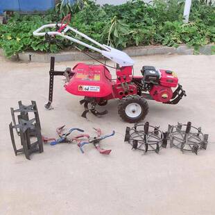 农除田小型微耕584机山地果园轻汽设便油旋耕松土草机家用农机备