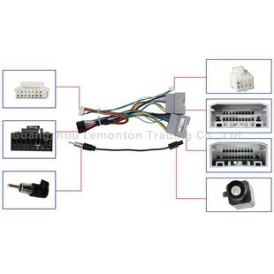 导航线材牧马人指南者大切诺基导航电吉普线线安卓中控源屏改装束