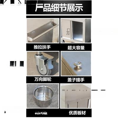 不锈钢车商用厅移动调DUM味调车餐厨料房调料台多功能餐车小推车