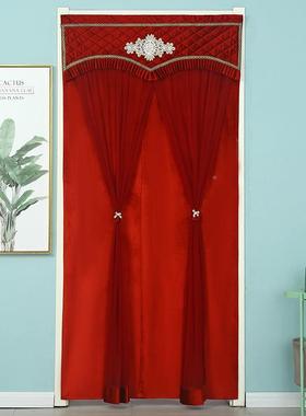 蕾门帘卧室厨房防蚊纱F96697SH帘子长帘220打5年新款家用免孔隔断