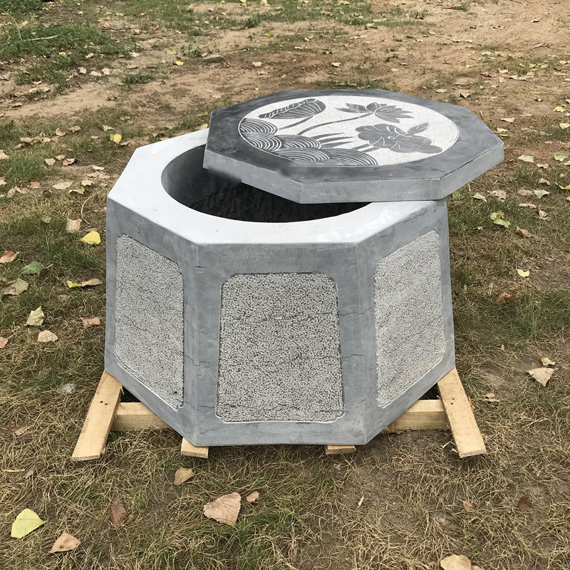 户外庭院家用圆形石雕井口井圈