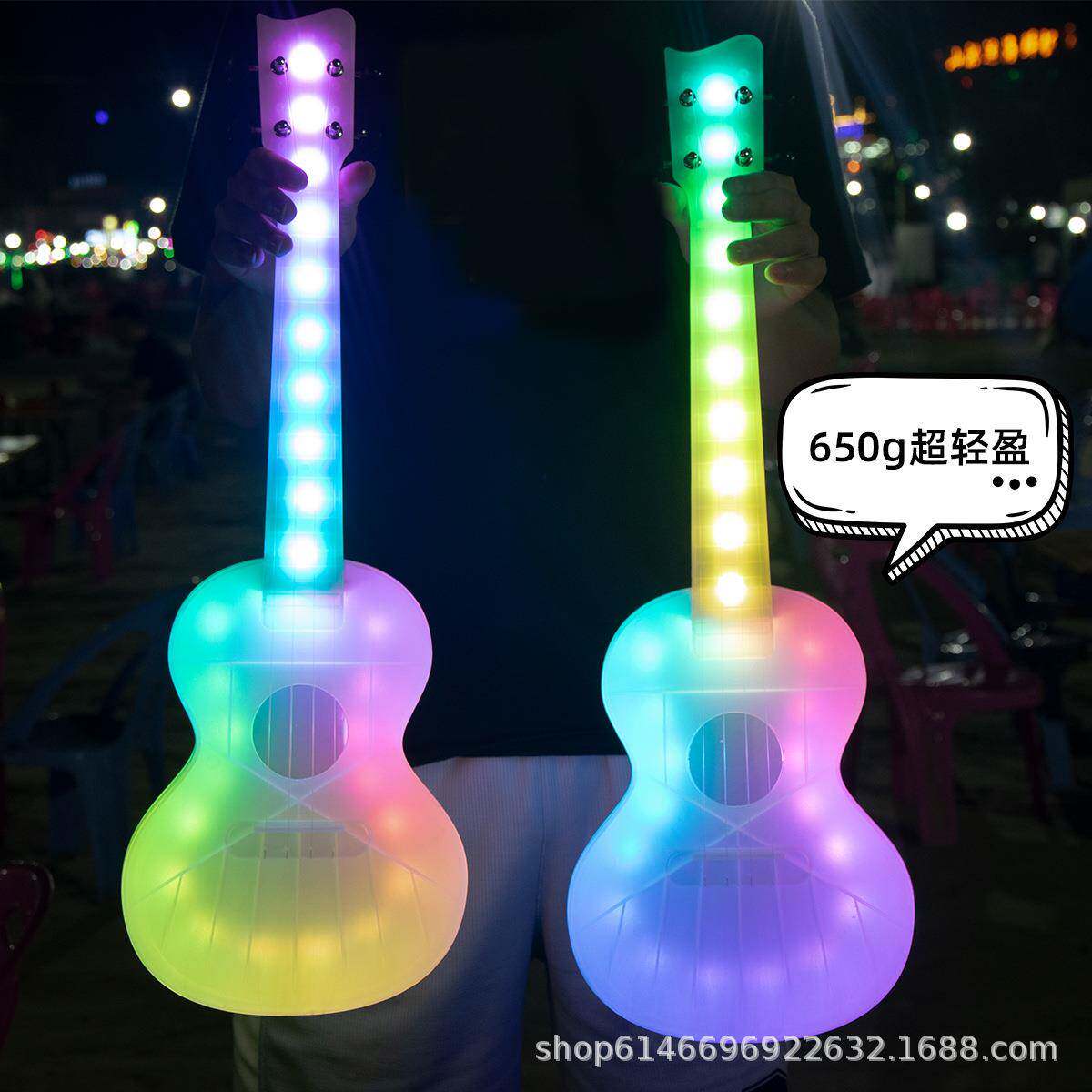 SOLO尤克里里发光板儿成TIC人男女初学者入门童小吉3他乌克丽单丽