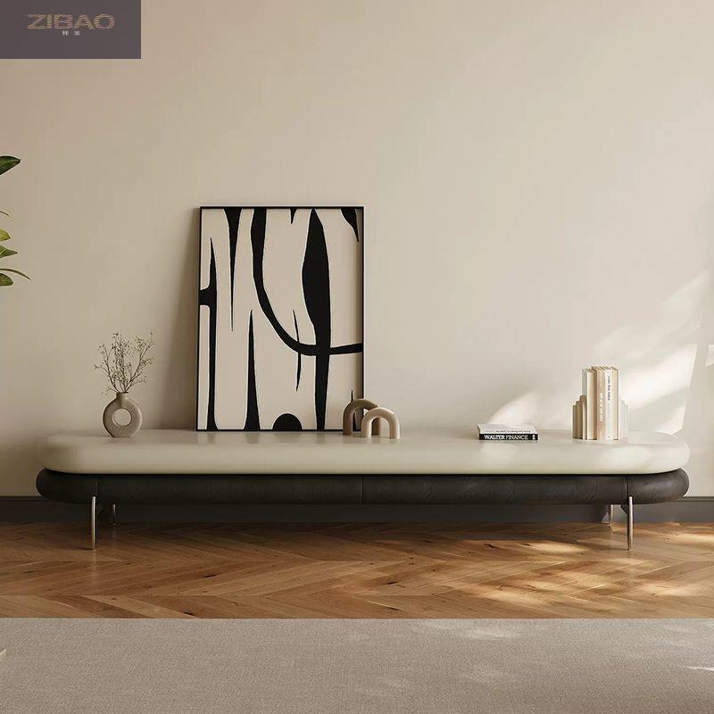 代抽象款宅风电视柜组合落地客厅视听贵现YOS简约小户新型寂落地