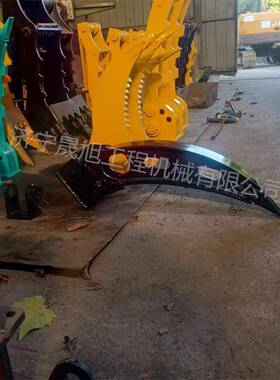 60-80通用单齿拇型夹指夹木材夹夹石头OUX树枝三一75挖机改装拇指