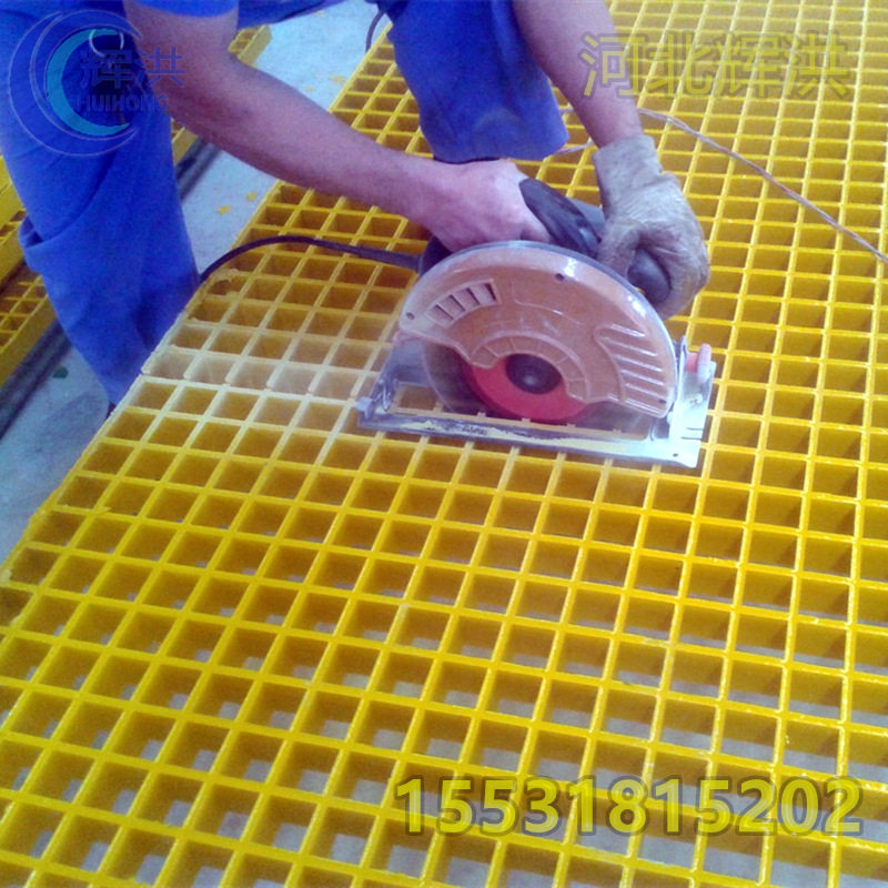 辉洪特玻璃钢格栅树篦子盖板