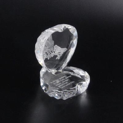 高端台大气水压书台CM202205创意晶压台水晶工艺品欧式家书居浪漫