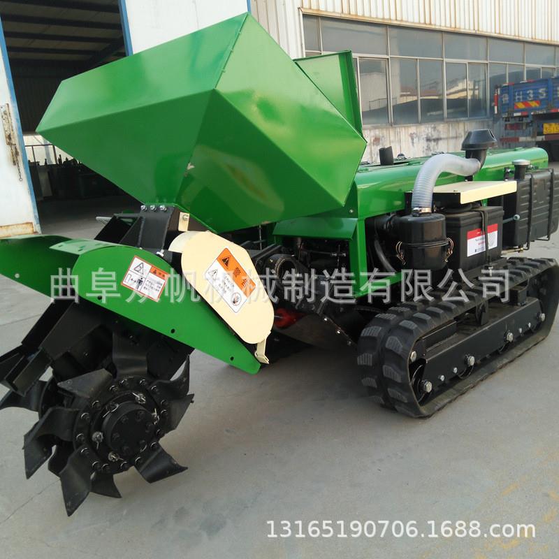 棚35马力走式开沟机用果树施自肥开LZU沟机低矮型农大旋耕松土机