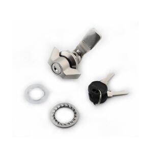 佩316不锈钢凌旋户钮锁一健字锁芯手拧转舌锁外工业L18076箱体机