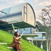 景民宿房观息新型秘境探鸟巢民险宿海q2023011边度假小屋休室未来