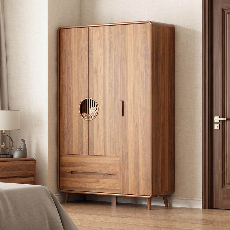 卧室实木衣橱款儿童收纳储物小BLT户型柜新多色层大中式衣柜家用
