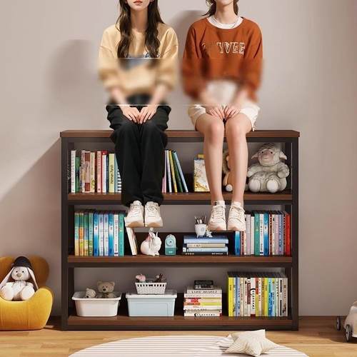 书架落地桌墙角置纳物架多10075596层面收架卧室靠墙飘窗展示柜公