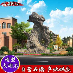 型湖石景石大观赏独石湖景观石黑色太摆件太湖石THSD-012太湖石太
