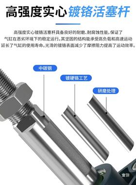 气116动小型标准X气缸SU32X40X50673X80X100X5125X15X0X175