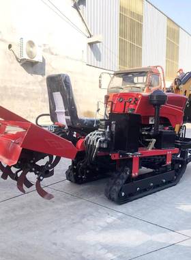 挖机旋耕一马体机35力多功XHT能旋耕机履带式水旱两用挖机旋耕机