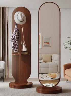 化妆全身落地镜家旋转穿衣镜试衣镜女生卧室宿75290用舍移镜动衣
