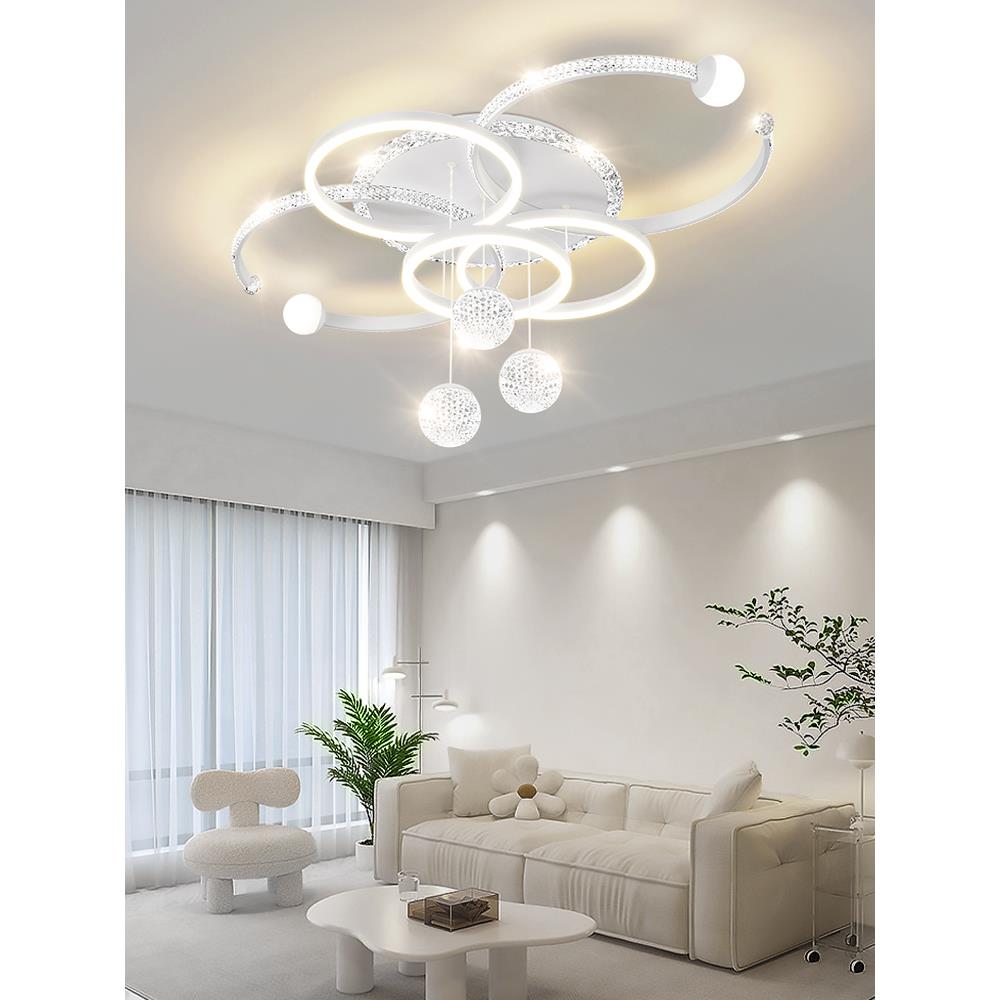 l客厅吸顶水晶大灯主灯d具962轻奢简约现代大气2025新款灯大全e吊