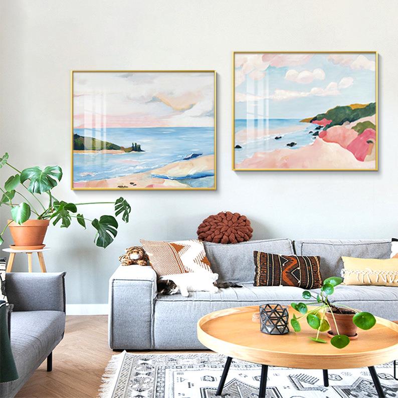 现代简约电表箱装饰画盖板电电TPZ表盒开关闸箱厅墙画奢风轻餐景