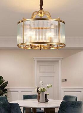 美田园灯吊灯全WIA铜灯奢轻客厅灯简欧温馨卧室铜乡村式餐厅吊灯