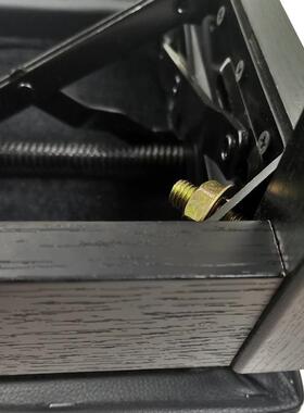 硬木腿软钢电钢凳610纽扣面黑色绵凳子WJO升降可调单人电子琴凳琴