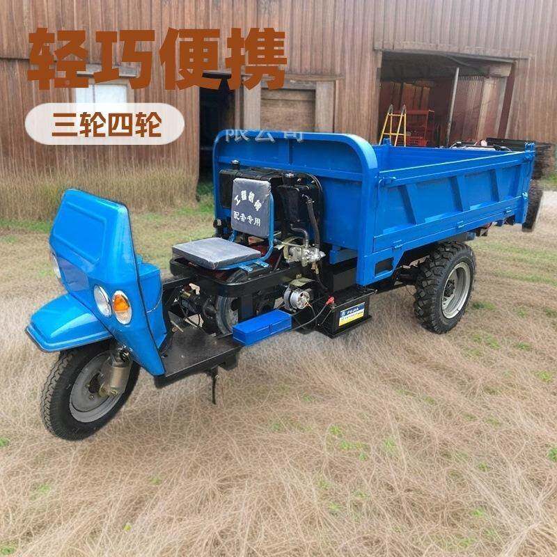 工程三电动矿自卸轮车建973筑工地拉拉砖煤混凝土灰斗车养殖粪翻
