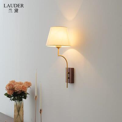 日式复玄古文艺极氛围床感中古风客厅卧室关头434过道简壁灯