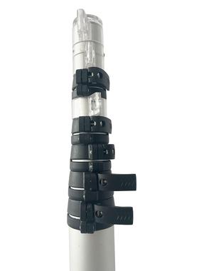 高品质铝制庭院型旗杆HIK伸缩旗杆25FT紧新扣卡式锁方式