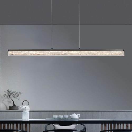 新中式13000餐厅吊灯后现代设约计师条长形简餐桌吧台书房极简茶